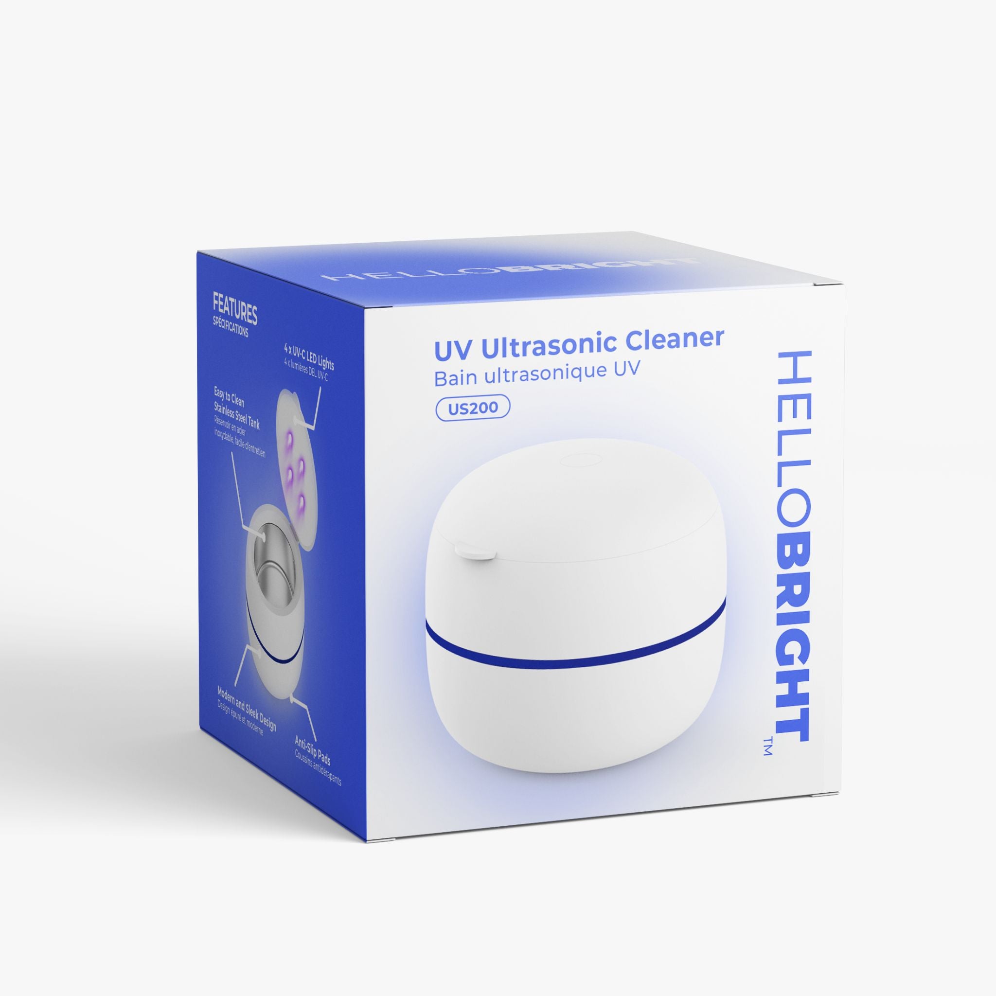 Ultrasonic Retainer Cleaner with UV lights